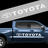 Toyota Windshield Rear Window Bumper Banner Side Outline Vinyl Decal Sticker