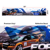 For FORD SPORTS FORD RACING Car Window Windshield Vinyl Banner Decal Sticker