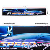 For Mazda 3 6 Mazda Speed MS Car Window Windshield Vinyl Banner Decal Sticker