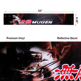 For Honda Civic Accord Mugen Power Car Window Windshield Vinyl Banner Decal Sticker