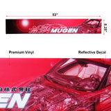 For Windshield UV-Resistant Banner Decal Sticker HONDA Mugen Power Drift Racing