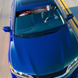 For NISSAN NISMO GT-R MOTORSPORTS Car Window Windshield Vinyl Banner Decal Sticker