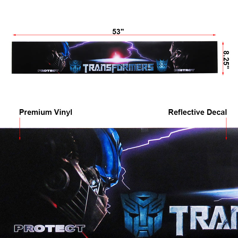 For TRANSFORMER AUTOBOT DECEPTION Car Window Windshield Vinyl Banner D ...