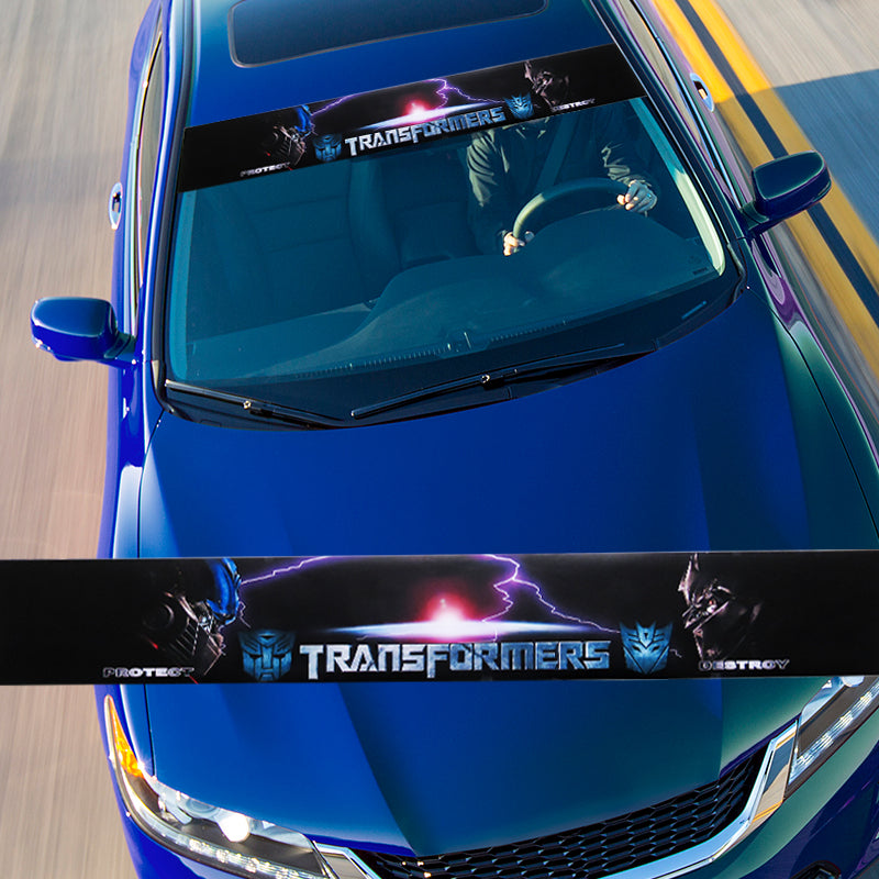 For TRANSFORMER AUTOBOT DECEPTION Car Window Windshield Vinyl Banner D ...