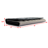 Bride Gradation Black Leather Trifold Clutch