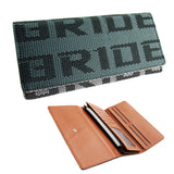 Bride Gradation Brown Leather Trifold Clutch