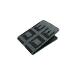 Custom BRIDE Racing Seat Gradation Leather XS Stitch Fabric Wallet Bifold