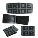 Custom BRIDE Racing Seat Gradation Leather XS Stitch Fabric Wallet Bifold