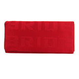 Red Gradation Bride Racing Wallet Clutch Trifold Fabric Leather L