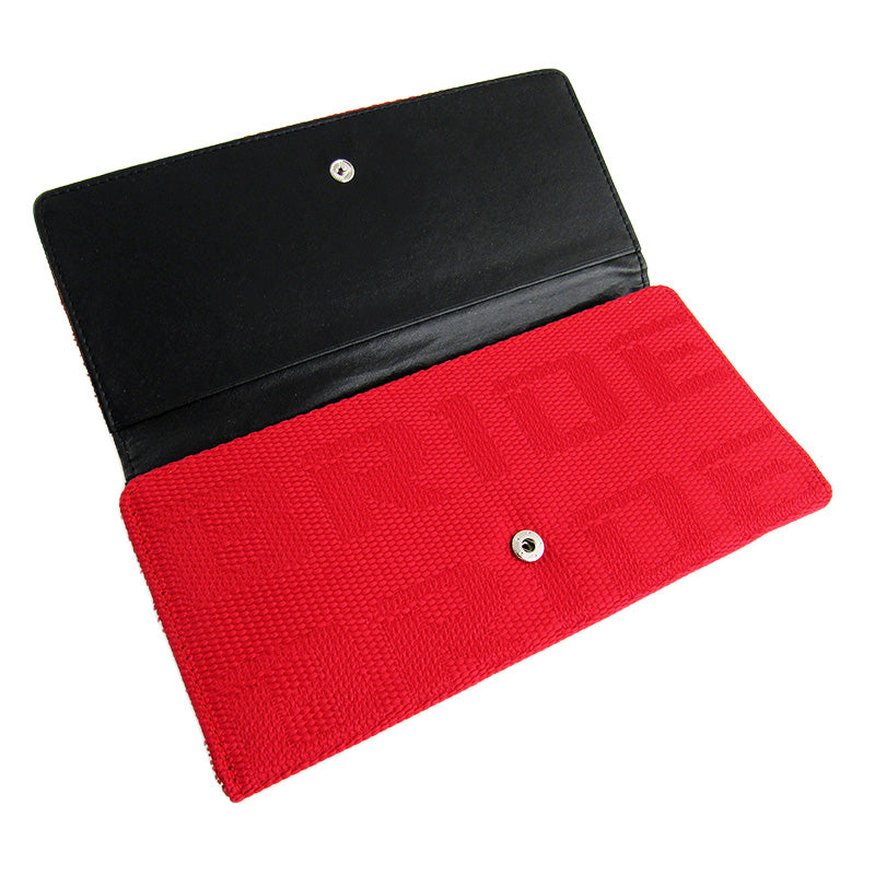 Bride Wallet Racing Red Gradation Bride Racing Wallet Clutch Trifold Fabric Leather L ...