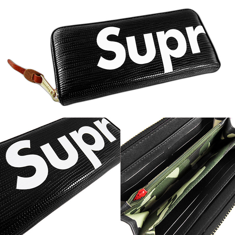 black supreme wallet
