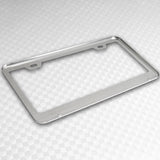 Mitsubishi Ralliart Chrome Stainless Steel License Plate Frame with Caps & Bolts x2
