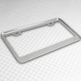 Mugen Chrome Stainless Steel License Plate Frame with Caps