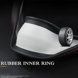 MAZDA MazdaSpeed Set of Car 15" Steering Wheel Cover Quality Leather with Exquisite Clock