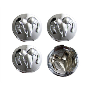 4pcs Chrome Silver Center Wheel Hub Caps for Dodge Ram 1500 Dakota Durango 63MM