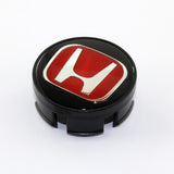 Honda JDM Red H Wheel Center Caps Hubs Cover 58mm Cap For CIVIC FIT INSIGHT Set of 4