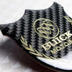 Buick Gold 3D Carbon Fiber Emblem Sticker