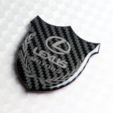 Lexus Silver 3D Carbon Fiber Emblem Sticker