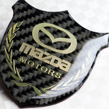 Mazda Gold 3D Carbon Fiber Emblem Sticker x2