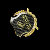 Carbon Fiber Metal Car Front Body Trunk Rear Side Emblem Gold Sticker For BUICK X2