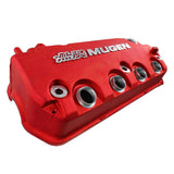 Mugen Red Engine Valve Cover with Oil Cap for Honda Civic D16Y8 D16Y7 VTEC SOHC
