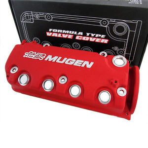 Mugen Red Engine Valve Cover for Honda Civic D16Y8 D16Y7 VTEC SOHC