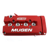 Mugen Red Engine Valve Cover with Oil Cap for Honda Civic B16 B17 VTEC B18C DOHC