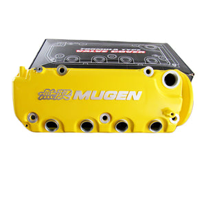 Mugen Yellow Engine Valve Cover for Honda Civic D16Y8 D16Y7 VTEC SOHC