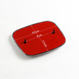 JDM H Emblem 2PCS Set Red Front & Rear For HONDA CIVIC Coupe 2DR Si DX EX 06-11