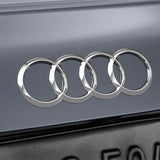 Audi Chrome Rear Trunk Emblem for A3 A4 S4 A5 S5 A6 S6 SQ7