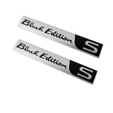 Black Edition S LX470 LX570 Fender Trunk Emblem Badge SUV Lexus Brand New 2PCS