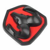 Hood Head Grille Lid Matte Black Red Emblem Badge for Dodge Ram 1500 2500 3500