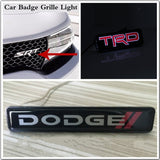 LED Light Front Grille Badge Illuminated Decal Emblem for Dodge RAM 1500 2500
