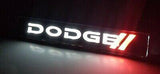 Dodge Set of Emblems with Front Grille LED Light Illuminated Badge Decal for RAM 1500 2500