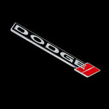 Dodge Set Carbon Fiber Look Center Console Armrest Cushion Pad Cover with Stainless Steel Emblem
