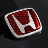 Red Carbon Fiber For JDM Type R New Emblem 1988 - 2000 Civic Integra Accord Acura Badge Set