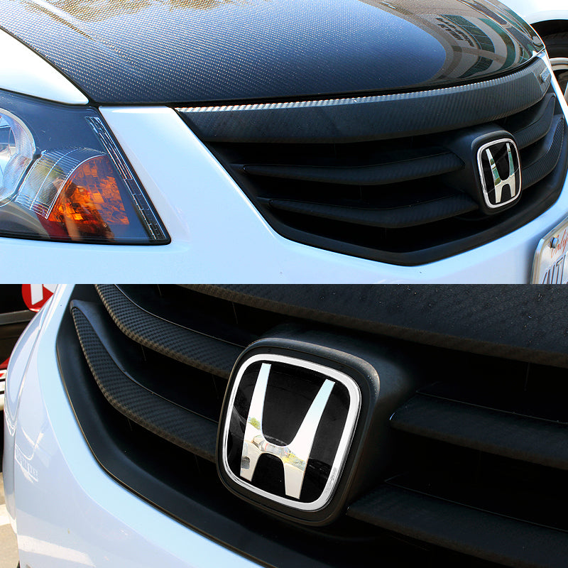 Genuine Style Honda Front Chrome Emblem Badge – Fits Civic Sedan Coupe Hatch 2016-2023, 75700-TP8-000 / 75700-TBA-A00
