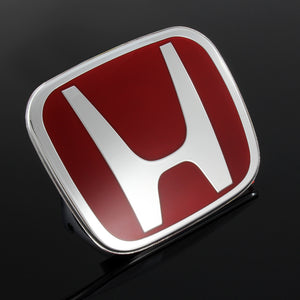 JDM Red H Front Grill Emblem Badge For 06-15 HONDA CIVIC SEDAN 4DR DX EX LX SI