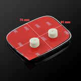 JDM H Emblem 2PCS Set Front & Rear For HONDA CIVIC Coupe 2DR Si DX EX 06-11