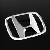 Honda Chrome Front & Rear "H" Emblem Set for 2016 - 2018 Civic Sedan 4DR