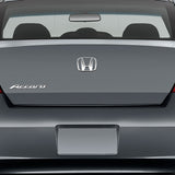 2 PCS Set Honda Chrome Rear "H" Emblem with Accord Set for 2008 - 2012 Accord Coupe 2DR