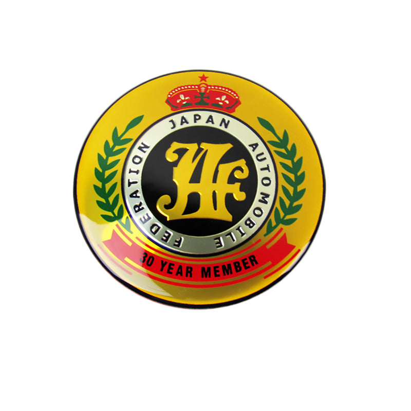 JAF Japan Automobile Federation 30 Year Member JDM Logo Emblem