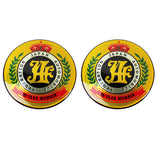 2 pcs JAF Japan Automobile Federation 30 Year Member JDM Logo Emblem Badge Decal Badge Sticker