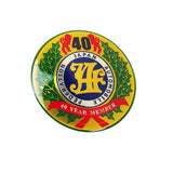 2 pcs JAF Japan Automobile Federation 40 Year Member JDM Logo Emblem Badge Decal Badge Sticker