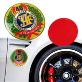 2 pcs JAF Japan Automobile Federation 40 Year Member JDM Logo Emblem Badge Decal Badge Sticker