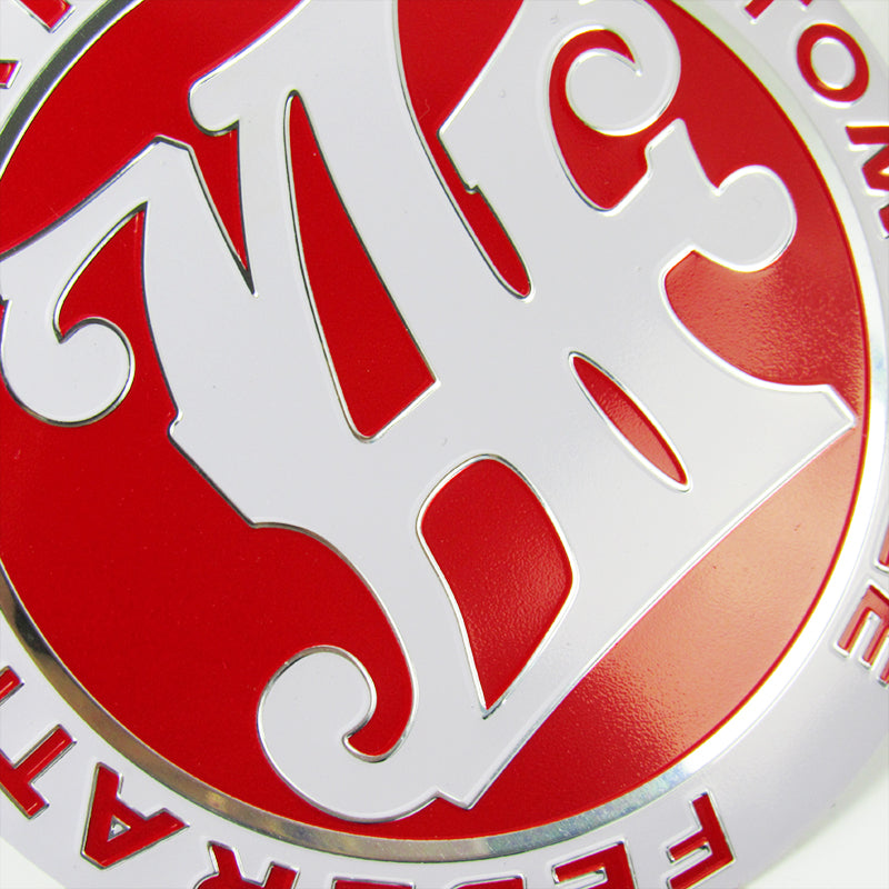 JAF Japan Automobile Federation 3 pcs Set JDM Red Emblem +2
