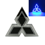 Mitsubishi Blue 5D LED Car Tail Logo Badge Emblem Light Lamp For Galant Lancer Lioncel Zinger ASX CUV