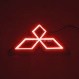 Mitsubishi Red 5D LED Car Tail Logo Badge Emblem Light Lamp For Galant Lancer Lioncel Zinger ASX CUV