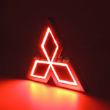 Mitsubishi Red 5D LED Car Tail Logo Badge Emblem Light Lamp For Galant Lancer Lioncel Zinger ASX CUV