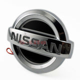 NISSAN Blue 5D LED Car Tail Logo Badge Emblem Auto Light Lamp For TIIDA X-TRAIL